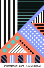 vector modern geometric design background for brochure banner and publication