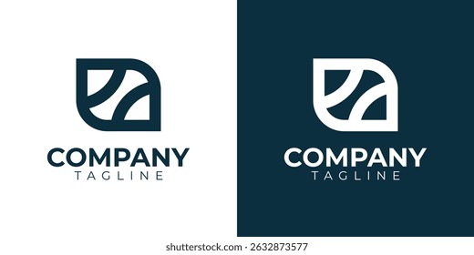 Vector moderno logotipo geométrico premium Plantilla