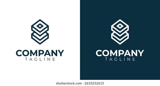 vector modern geometric logo premium template