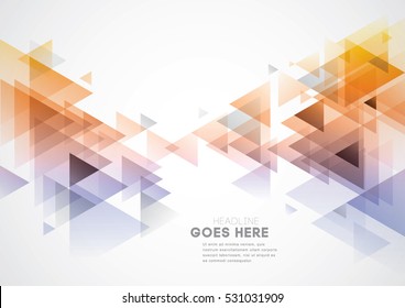 Vector of modern geometric pattern and background