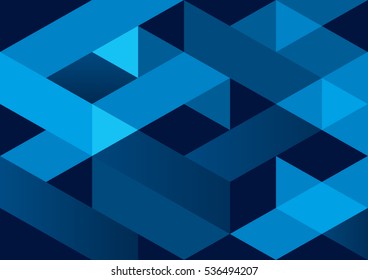 Vector of modern geometric pattern and background