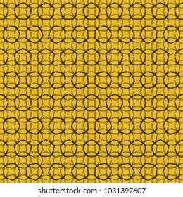 Vector modern geometric seamless pattern. Set of golden seamless backgrounds.