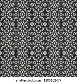 Vector modern geometric seamless pattern. A Set geometric of black and white seamless. Geometric decorative black and white lined shape. 