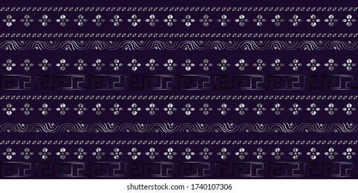 Vector modern geometric seamless pattern. Grey texture with lines, stripes. Simple abstract geometry graphic design. Design for wallpapers, prints, carpet.