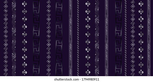 Vector modern geometric seamless pattern. Grey texture with lines, stripes. Simple abstract geometry graphic design. Design for wallpapers, prints, carpet.