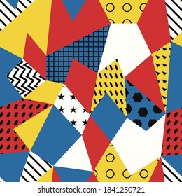 vector modern geometric seamless pattern