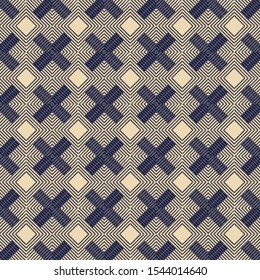 Vector modern geometric stylish and elegant denim, fabric textured pattern design . Creative background and watercolor effect. Textile print for bed linen, jacket, package, fabric and fashion
