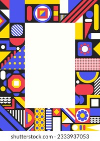 vector modern geometric with text space for brochure, banner, and publication background