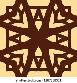 Vector modern geometric tile pattern. Abstract art deco geometrical vintage background