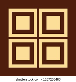 Vector modern geometric tile pattern. Abstract art deco geometrical vintage background