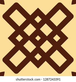 Vector modern geometric tile pattern. Abstract art deco geometrical vintage background