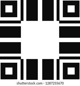 Vector modern geometric tile pattern. Abstract art deco geometrical vintage background