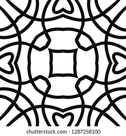 Vector modern geometric tile pattern. Abstract art deco geometrical vintage background