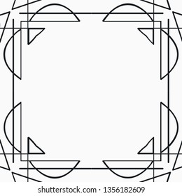 Vector modern geometric tile pattern. Abstract art deco seamless luxury background. Vector illustration