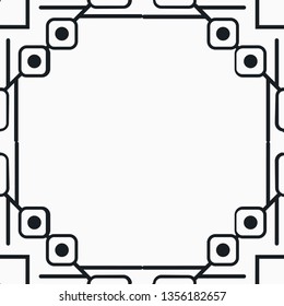 Vector modern geometric tile pattern. Abstract art deco seamless luxury background. Vector illustration