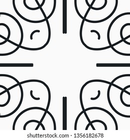 Vector modern geometric tile pattern. Abstract art deco seamless luxury background. Vector illustration