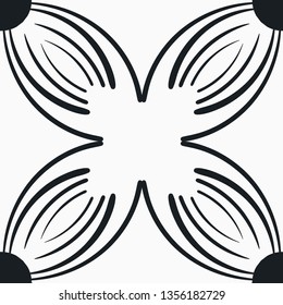 Vector modern geometric tile pattern. Abstract art deco seamless luxury background. Vector illustration