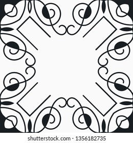 Vector modern geometric tile pattern. Abstract art deco seamless luxury background. Vector illustration