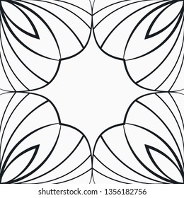 Vector modern geometric tile pattern. Abstract art deco seamless luxury background. Vector illustration