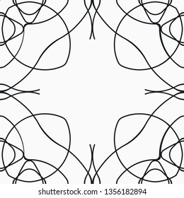 Vector modern geometric tile pattern. Abstract art deco seamless luxury background. Vector illustration