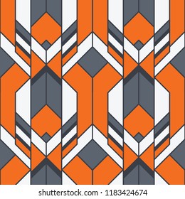 Vector modern geometric tiles pattern. color lined shape. Abstract art deco seamless luxury background.