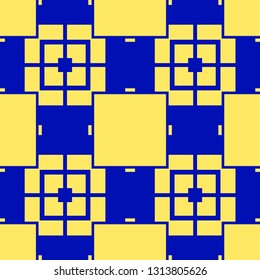 Vector modern geometric tiles pattern. Abstract geometric art deco seamless luxury background