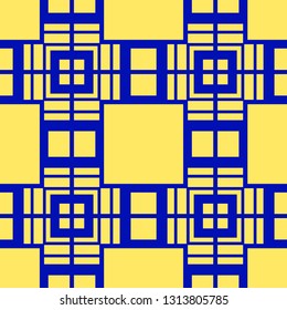 Vector modern geometric tiles pattern. Abstract geometric art deco seamless luxury background