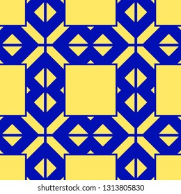 Vector modern geometric tiles pattern. Abstract geometric art deco seamless luxury background