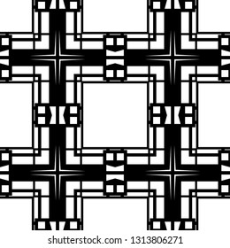 Vector modern geometric tiles pattern. Abstract geometric art deco seamless luxury background