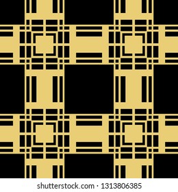 Vector modern geometric tiles pattern. Abstract geometric art deco seamless luxury background