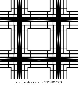 Vector modern geometric tiles pattern. Abstract geometric art deco seamless luxury background