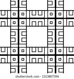 Vector modern geometric tiles pattern. Abstract geometric art deco seamless luxury background