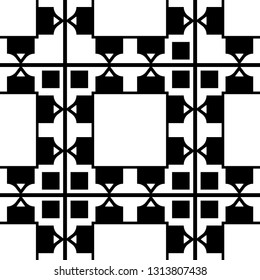 Vector modern geometric tiles pattern. Abstract geometric art deco seamless luxury background