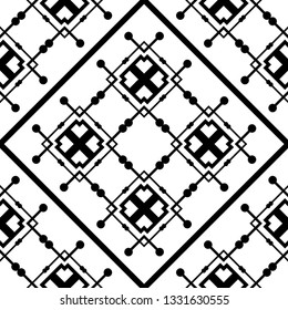 Vector modern geometric tiles pattern. Abstract art deco seamless luxury background.