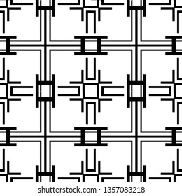 Vector modern geometric tiles pattern. Abstract art deco seamless luxury background