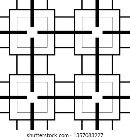 Vector modern geometric tiles pattern. Abstract art deco seamless luxury background