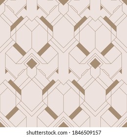 Vector modern geometric tiles pattern. Abstract art deco seamless luxury background.