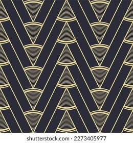 Vector modern geometric tiles pattern. Abstract art deco seamless luxury background.