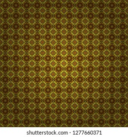 Vector modern geometrical abstract background in orange, brown and yellow colors. Geometric stylized multicolored seamless pattern. Texture, new background.