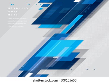 Vector of modern geometrical shape and background