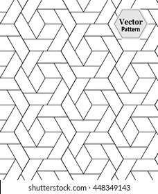 Vector modern geometry pattern trippy, pillow print, monochrome retro texture, hipster fashion design
