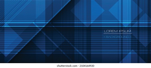 Vector modern graphic design, presentation background. Illustration art, element of geometric shape, line pattern with gradient blue colours background for booklet, business cover, wallpaper, template