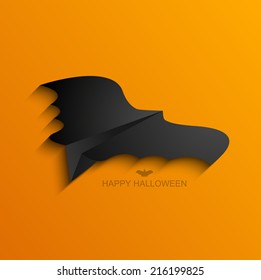Vector modern halloween background. Eps 10 illustration