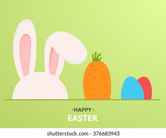 Vector modern happy easter background. Eps10 design