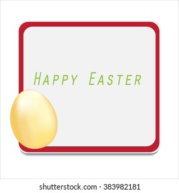 Vector modern happy easter background illustration spring 