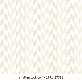 Vector moderno patrón de arenisca o chevron a partir de formas de línea pequeña color gris crema fondo sin fisuras. Se utiliza para tejidos, textiles, revestimiento, envoltura, elementos de decoración interior.