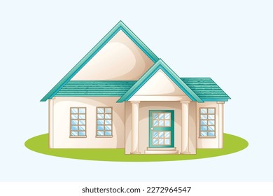 Vector Modern House Design template