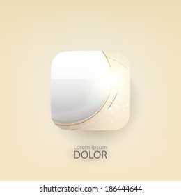 Vector modern illustration of apps icon design.