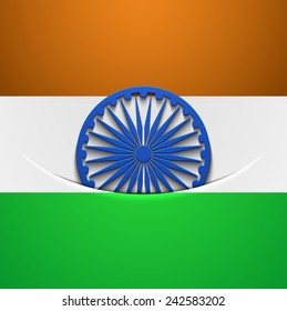 Vector modern Indian republic day background. Eps10