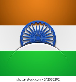 Vector modern Indian republic day background. Eps10